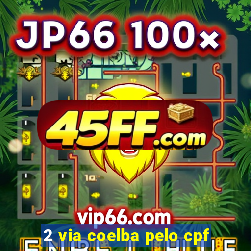 2 via coelba pelo cpf